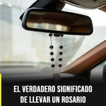EL VERDADERO SIGNIFICADO DE LLEVAR UN ROSARIO EN EL CARRO: LO QUE MUCHOS CONDUCTORES DESCONOCEN
